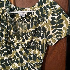 maggy L leaf dress with vines